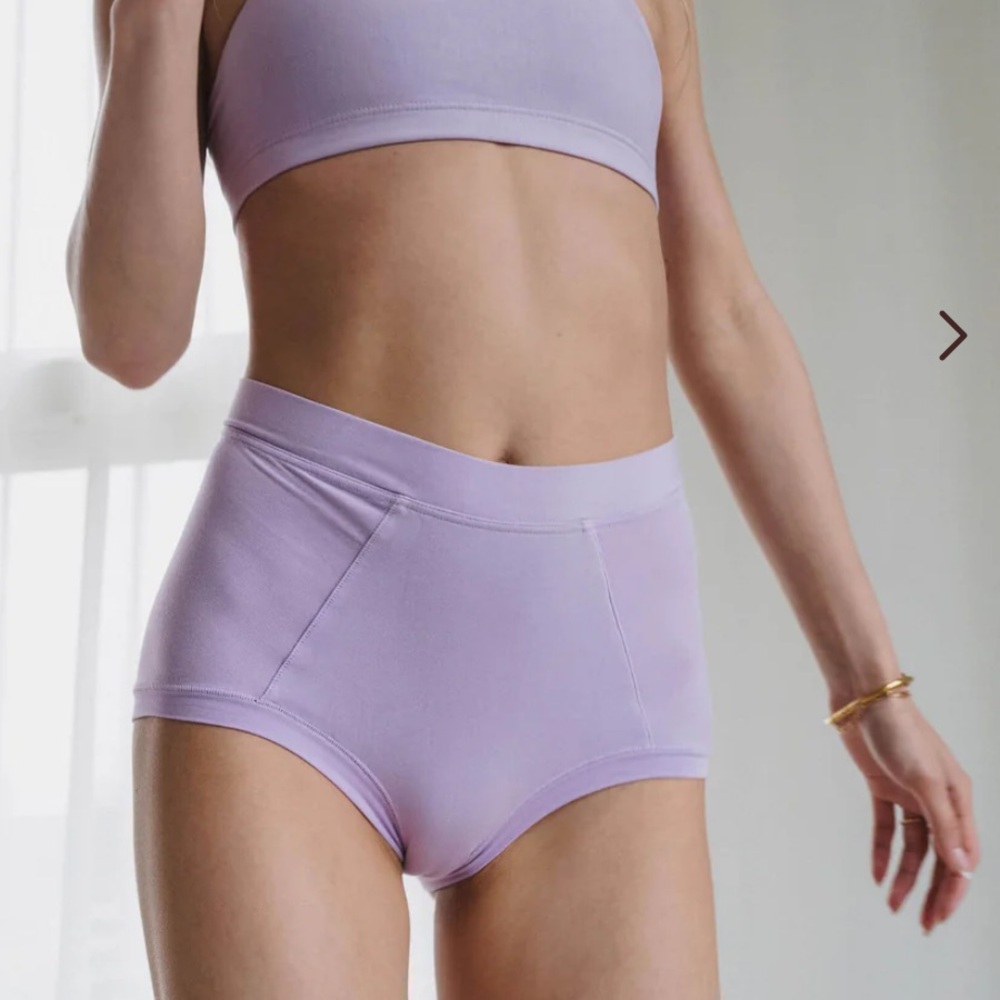 Huha Briefs - two pair, black and lavender